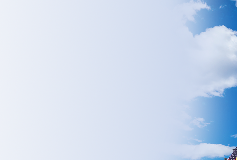 Fahnenmasten mit mehreren wehenden Flaggen, oben eine weiße Flagge mit rotem und blauem Sonic-Logo, im Freien unter blauem Himmel